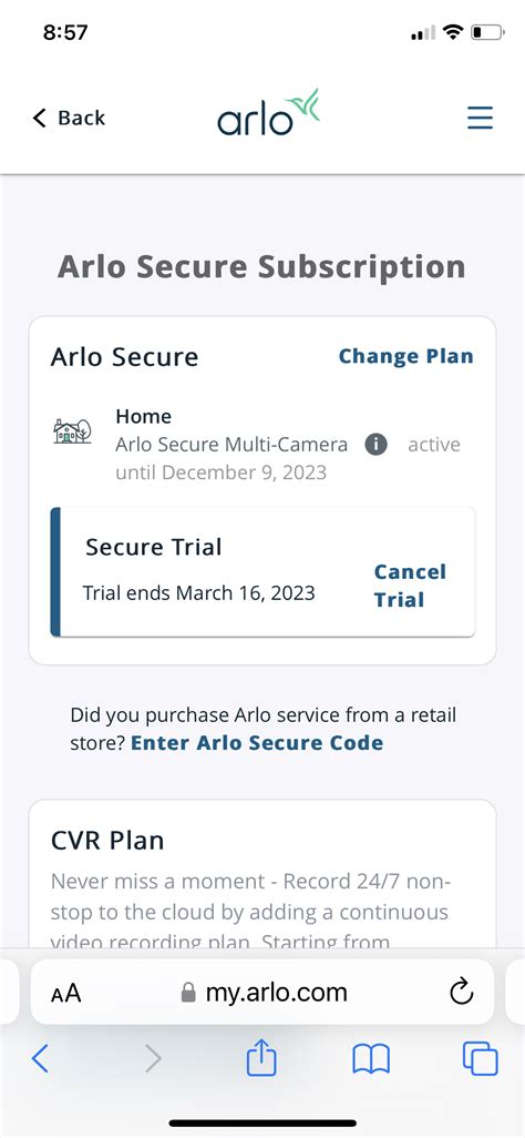 arlo subscription|More.